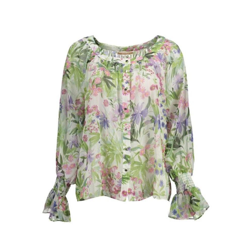 Kocca Floral Print Blouse KO12350 Women Green Shirts